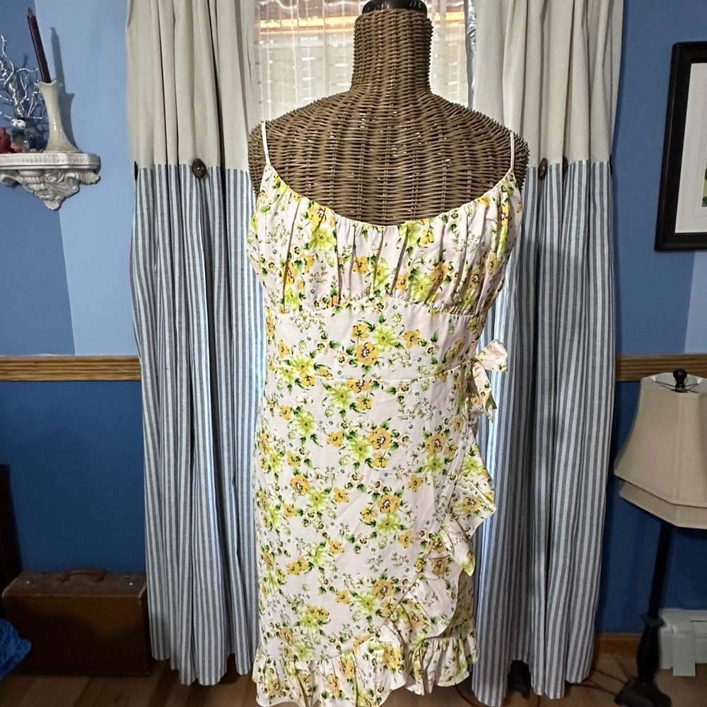 Floral Yellow Dress